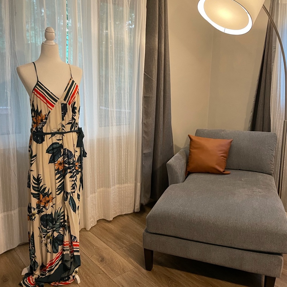 Long Green Maxi dress